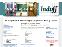 Tablet Screenshot of lockers-of-america.com